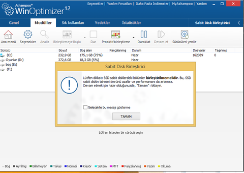 Birleştirme Yapmak SSD'yi bozar mı ?