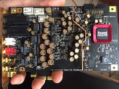  Ses kartı tamiri Sound Blaster ZXR