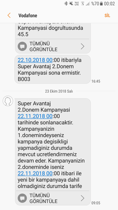 Vodafone kafasına göre tarife uzatıyor