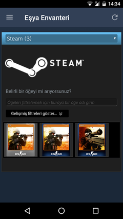 STEAM CSGO KARTLARI