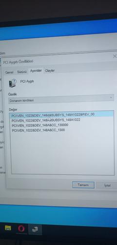 Pcı aygıtı hatası