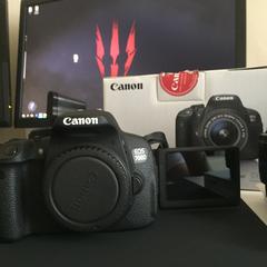  Satılık CANON 700D 18-55 STM + 50mm F1.8 Lens + Çanta + 8GB SD Kart
