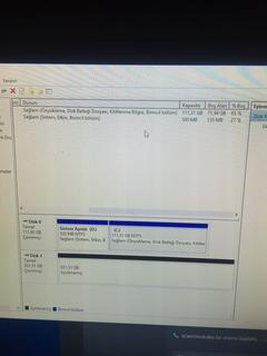 1 tb hdd 500 mb görünüyor. Ss li