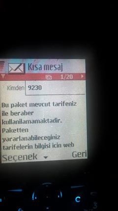 T.T. faturasiz 500 dakika 1000 sms 4 gb internet 19 tl