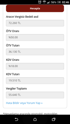 Cumhurbaşkanlığı'ndan ÖTV Düzenlemesi ! ÖTV Matrah Limitleri Yeniden Belirlendi !