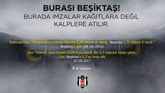  [Beşiktaş 2017/2018 Sezonu] Genel Tartışma ve Transfer Konusu