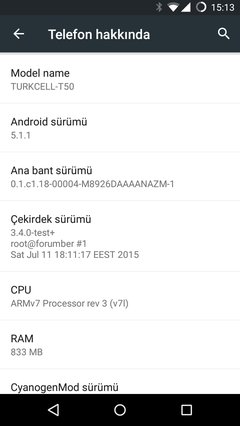 [2017.07.07] Turkcell T50 için CyanoganMod 12.1 (5.1.1), TWRP 3.0.2-3 ve Hafıza birleştirme