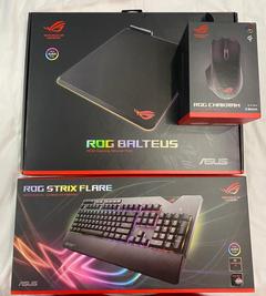 Asus ROG Strix set Flare Mx Red + Balteus Pad