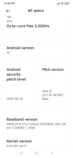 Xiaomi Mi A3/Android One (01.01.2021 MIUI 12(20.12.28) Güncellemesi) [ANA KONU]