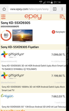 Sony XE9005 Yorumlar (2017)