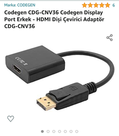 Display girişli Monitöre HDMİ çıkışı Nasıl Bağlarım