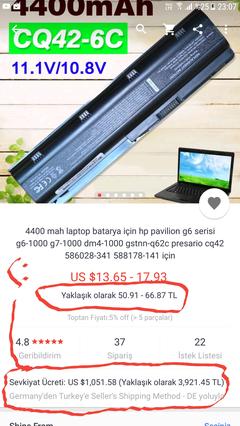 AliExpress'in en pahalı gönderisi :)