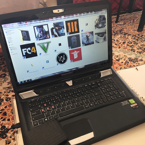 Monster Q63MS 17.3" kusursuz (Cihaz Satılmıştır)