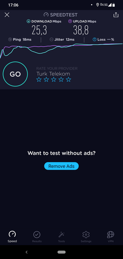 TÜM OPERATÖRLER 4,5G HIZ TESTİ [ANA KONU] 5G YE DOĞRU ADIM ADIM