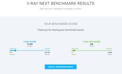 CPU - GPU Global V-Ray Benchmark