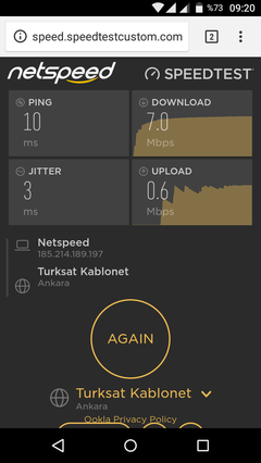 Netspeed  16MBPS İNTERNET 44TL