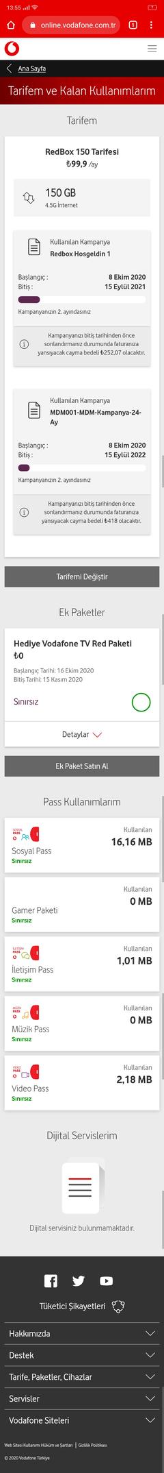 VODAFONE REDBOX 4.5G EVDE İNTERNET★ANA KONU★ [150GB 139TL , 300GB 199TL , 400GB 249TL] GÜNCEL