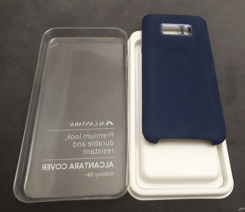 Samsung Galaxy S8 (+) Plus Alcantara Kılıf Lacivert...!