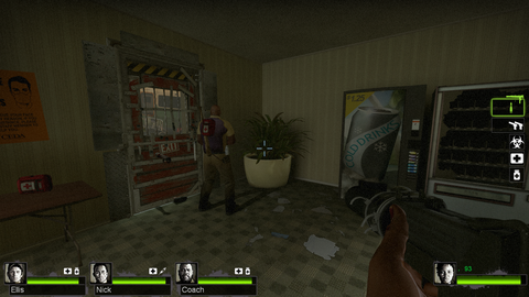 Left 4 Dead 2 Ekran nokta nokta .