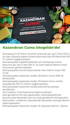 Istegelsin 3 tane 100 TL alisverise 100 TL hediye kuponu