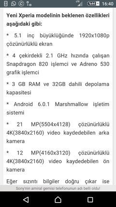 ★ Sony Xperia M5 ANA KONU ve KULLANICILAR KULÜBÜ★6.0 Güncel