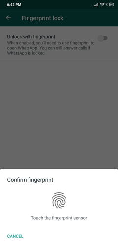 WhatsApp'in Android uygulamasına parmak izi kilidi geliyor