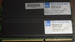  Team Xtreem 4GB (2x2GB) 1600 MHZ Low Voltage CL7