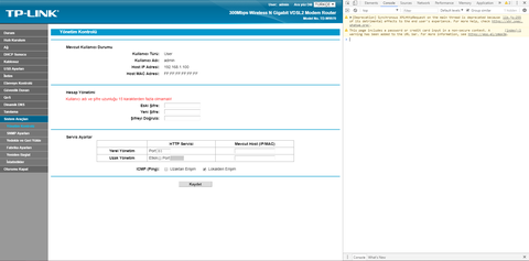 TTNET VDSL MODEM TP LİNK TD-W9970