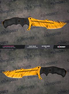 SATILDI - %75 > Huntsman Knife - Tiger Tooth(FN) ve Moto Gloves - Transport (FT)