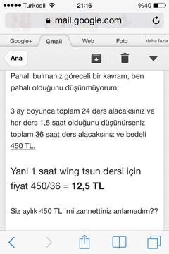  Wing Tsun Öğreten Yer Varmı İstanbulda?