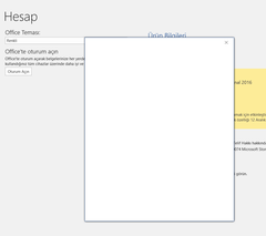 office uygulamarlında oturum açılamaması