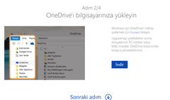  OneDrive 2 Yıl 200 GB depolama alanı