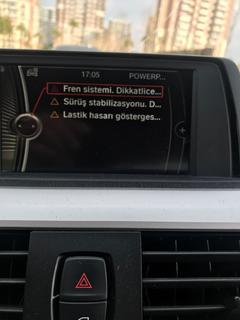 BMW F30 Lastik hasarı sensör