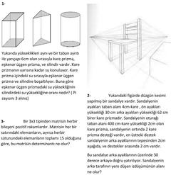  - Zor 3 tane Geometri - Mat Sorusu