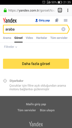 Güvenli İnternet Yandex Servislerini Engelliyor