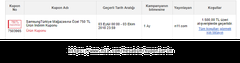n11 ve Samsung'un 750 TL çek kampanyası sorunum (bir çözüme ulaştı)