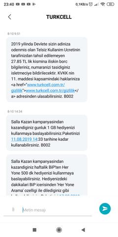 TELSİZ KULLANIM ÜCRETİ VE DİĞER TELSİZ ÜCRETLERİ HAKKINDA (2019)