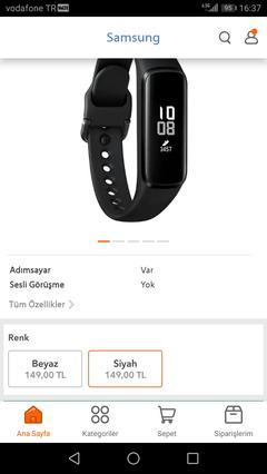 Samsung Galaxy Fit e /149 lira