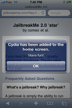  iPhone-iPad-iPod Touch Jailbreak-Unlock Yönergesi IOS 4.0-4.0.1 (ipad 3.2.1)