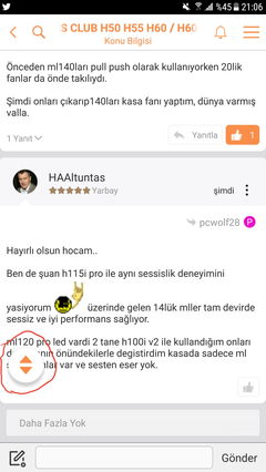 Sayfalar butonu konumu ve görünürlüğü