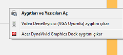 Ekran kartı harici takılmış gibi / YARDIM!