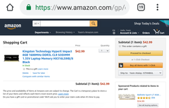 Amazon RAM alışveriş yardım 