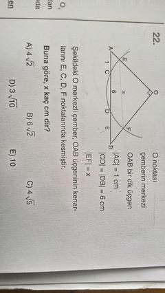  LYS Çözülemeyen Geometri Sorularım