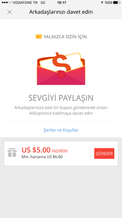 EFSANE ALIEXPRESS KAMPANYASI BİTMİŞTİR.