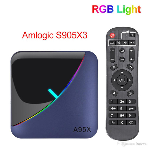 Efsane Geldi !! A95X F3 Amlogic S905X3 4GB Ram 64GB Rom Android 9.0 RGB Işıklı TV Box !!