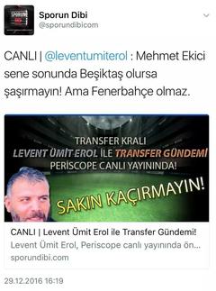 [Fenerbahçe 2016/2017 Sezonu] Genel Tartışma ve Transfer Konusu