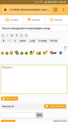 Durum çubuğunda ki anlamadığım simge