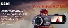  Araç Kamerası -Yeni Ambarella A12 - Dome D201+Gps (2.5 K)