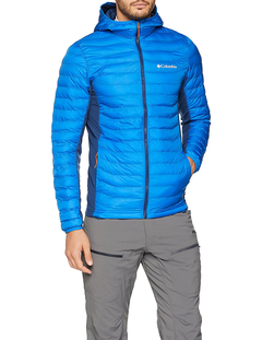 Columbia Powder Lite Hybrid Hooded Ceket Süper Mavi