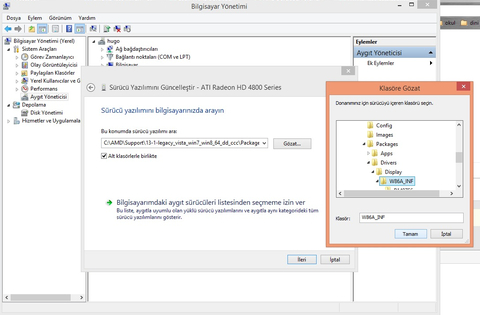 AMD Driver sorunsalı
